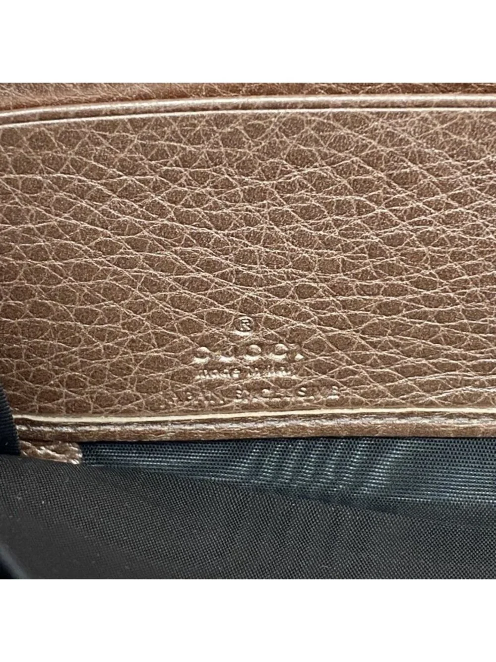 ★SOLD★ ★SOLD★ Gucci Wallet Soho Leather Pink Beige Champagne Gold - Picture 4 of 8